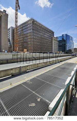 The Europa Building Final Step Of The Construction