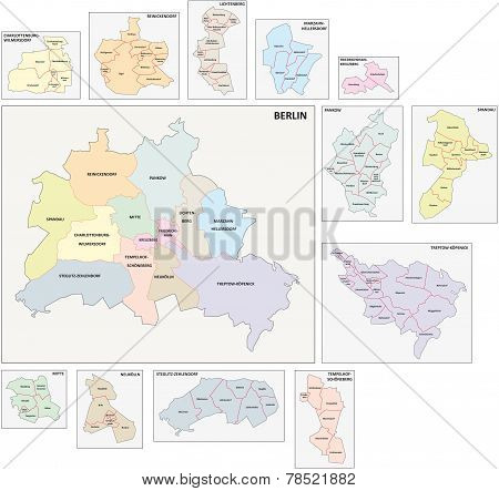 Berlin Administrative Map