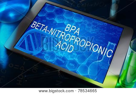 the word BPA