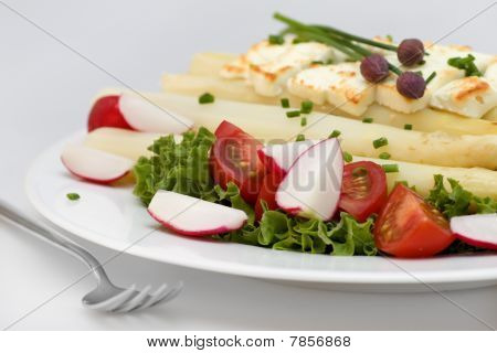 Asperges met fetakaas