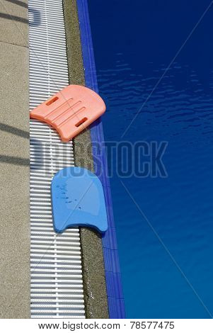 Learn to swim swimming pool background