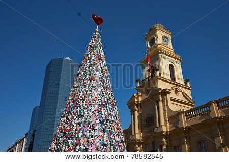 Christmas Tree in Santiago