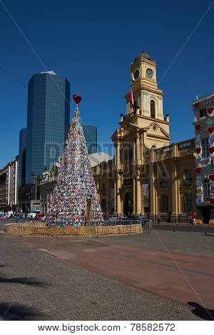 Christmas Tree in Santiago