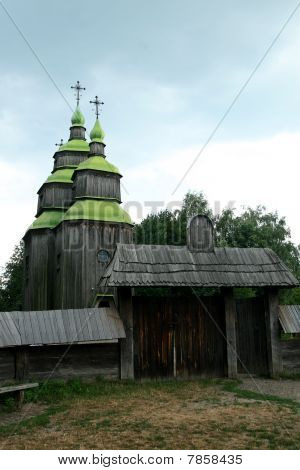 Igreja em Kiev, na Ucrânia, Pirogovo