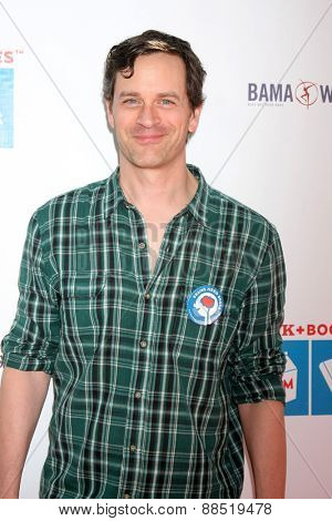 LOS ANGELES - FEB 19:  Tom Everett Scott at the Milk+Bookies Sixth Annual Story Time Celebration at the Toyota Grand Prix Racecourse on April 19, 2015 in Long Beach, CA