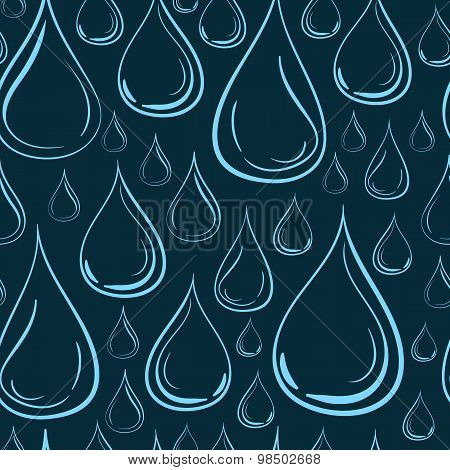 Seamless drops contours