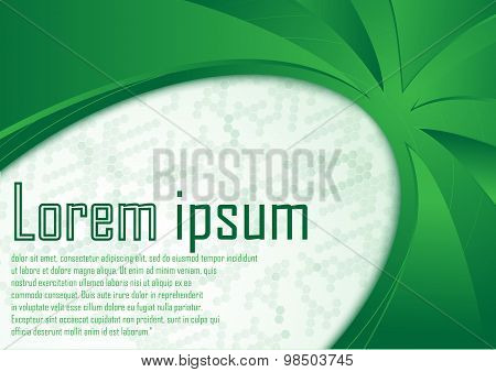Abstract Certificate Green Border Template Dynamic Nature Layout
