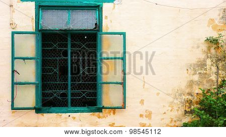 old house and window