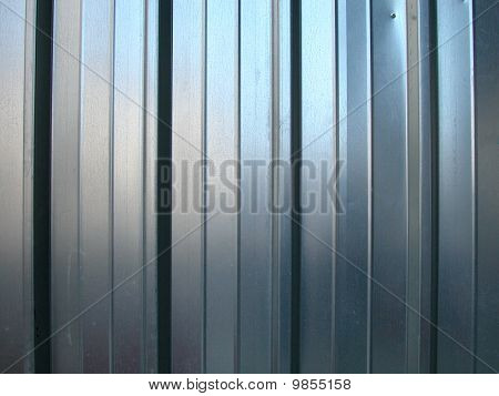 Fundo de parede listrado de zinco