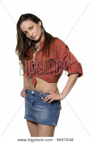 Woman In Shirt