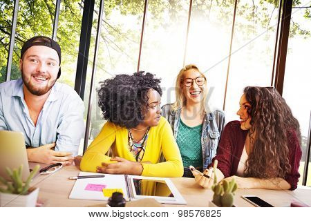 Diversity Friends Team Brainstorming Community Concept