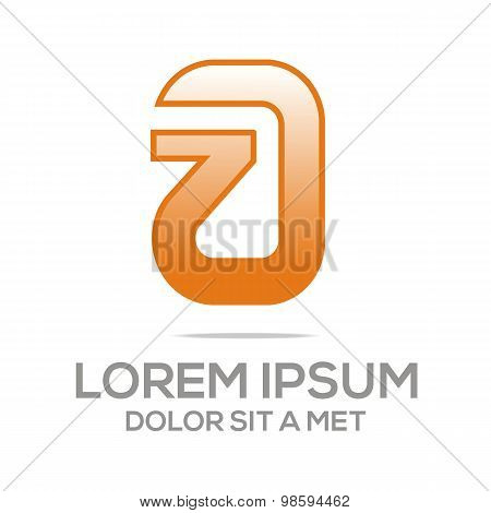 Logo vector Letter A Alphabet
