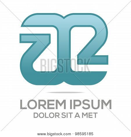 Logo vector Letter A Alphabet