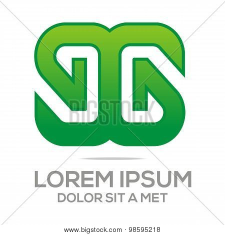 Logo vector Letter A Alphabet