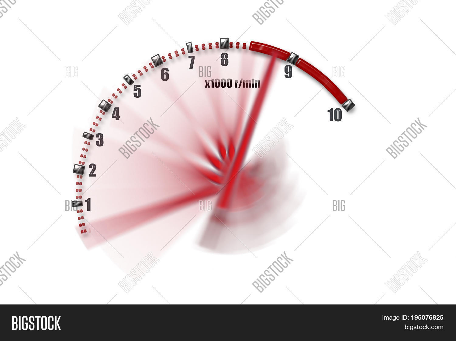 Rpm Gauge Sign Symbol Image & Photo (Free Trial) Bigstock