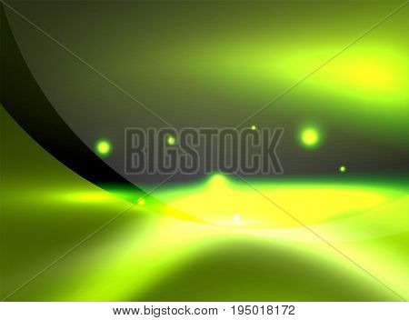 Glowing shiny wave background, energy concept illustration