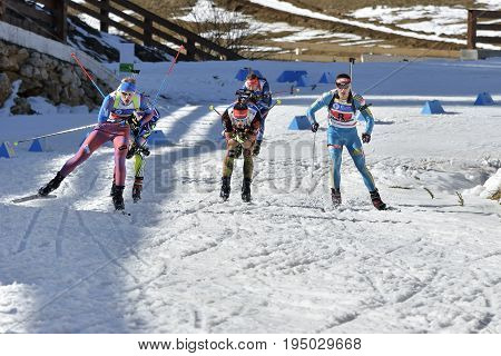 Cheile Gradistei, Roamania - January 30: Unknown Competitor In Ibu Youth&junior World Championships