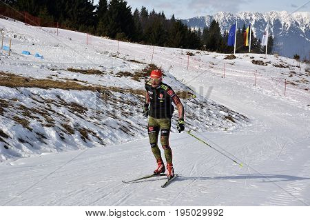 Cheile Gradistei, Roamania - January 30: Unknown Competitor In Ibu Youth&junior World Championships