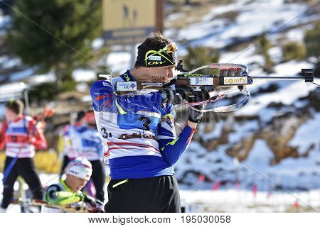 Cheile Gradistei, Roamania - January 30: Unknown Competitor In Ibu Youth&junior World Championships
