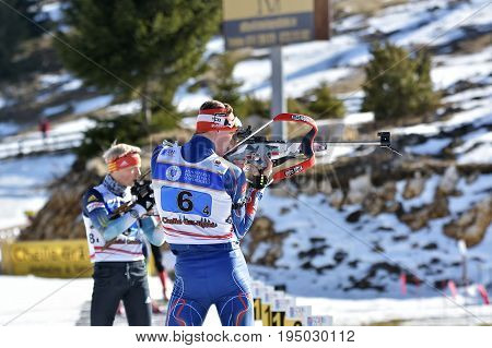 Cheile Gradistei, Roamania - January 30: Unknown Competitor In Ibu Youth&junior World Championships