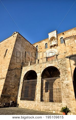 Anagni, little medieval town in the Lazio region, Italy, Called the city of the Popes