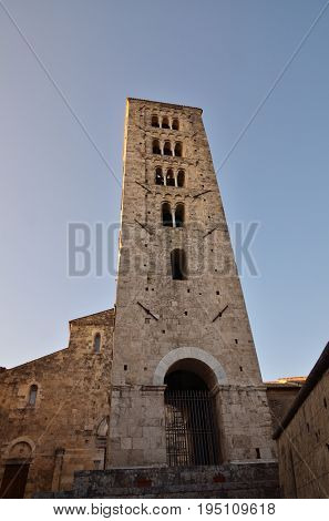 Anagni, little medieval town in the Lazio region, Italy, Called the city of the Popes