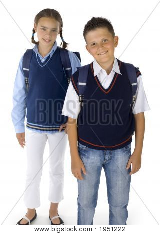 Wir gehen zur Schule
