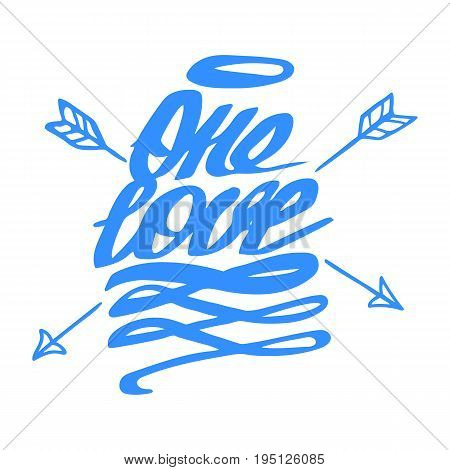 Lettering made for postcard, inspirational quote, save the date card, greeting sign message decoration, posters or postcards. I love you hand lettering.