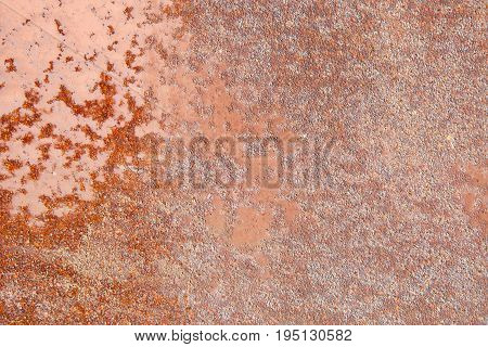 Rust texture on metal rusted surface- background