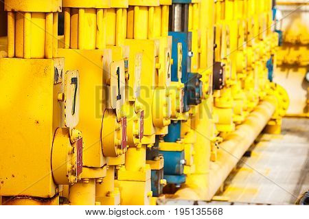 Control valve in oil and gas processValve used to controlled pressureopen and closeShow position on and off in the systemOil and gas industry use to controlled the system.