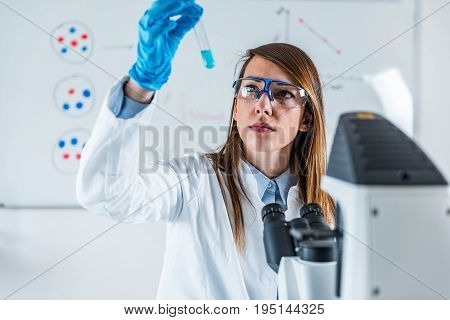 Biotechnology Research, One Woman Only, Toned Image