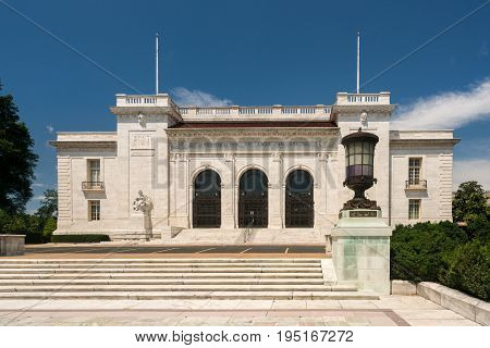 Headquarters building of the Organization of American States founded in 1948 in Washington DC