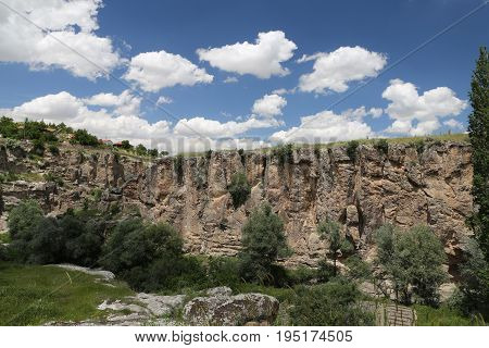 Ihlara Valley In Cappadocia, Turkey