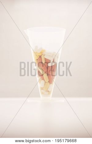 Pills in funnel