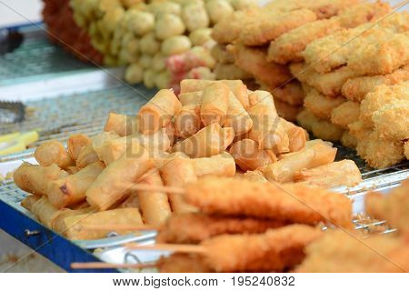 Por Pieer Tod or Thai Spring Roll or Fried