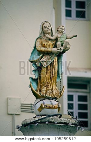 The Church Of Our Lady Of The Rosary Margao Goa India