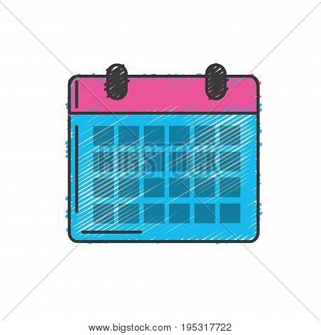 calendar to organizar important events vector illustration