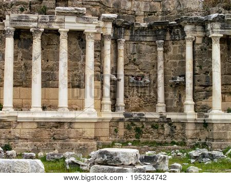detail from Roman archaelogical site in Alanya