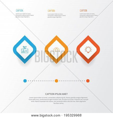 Corporate Icons Set. Collection Of Great Glimpse, Authentication, Cooperation And Other Elements. Also Includes Symbols Such As Big, Decision, Collaborate.