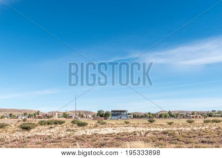 KAROS SOUTH AFRICA - JUNE 11 2017: A view of Karos a village on the N10 road between Groblershoop and Upington in the Northern Cape Province