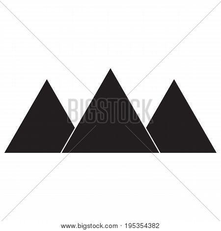 Egypt pyramids icon pyramid shape egypt pharaoh kheops pyramid
