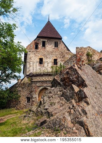 Tocnik Castle in Central Bohemia, Czech Republic.