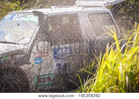 TOLOKUN` UKRAINE - JULY 2 2016 :ATL TROPHY 2016. III stage of offroad trophy Ukrainian championship.