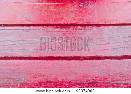 Old Red Wood Planks Texture. Tree Background. Batten