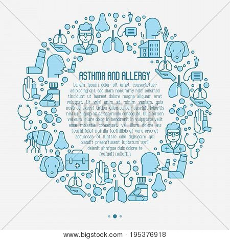 Asthma Allergy Vector Photo Free Trial Bigstock