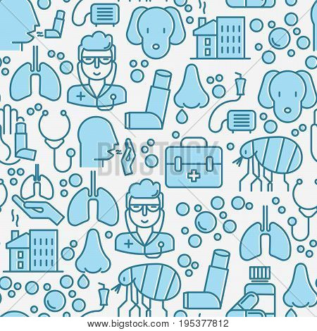 Asthma Allergy Vector Photo Free Trial Bigstock