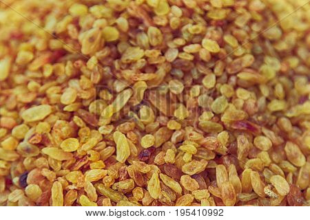In The Bazzar Lots Of Dried  Raisin Fruits