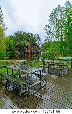 Lake In Juuma, Northern Ostrobothnia Region, Finland