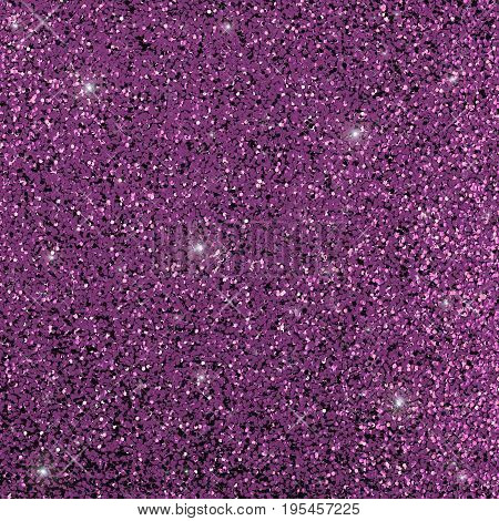 3d rendering shiny and luxury purple glitter background