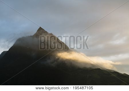 Ballunspitze Evening View, Austria